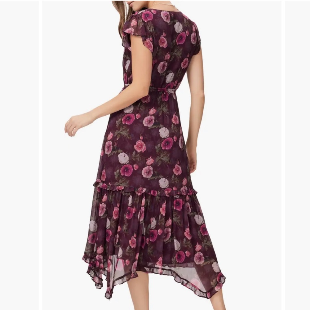 PAIGE Terrazza Floral Midi Dress, size 6, NWT 🌹 - Picture 7 of 8